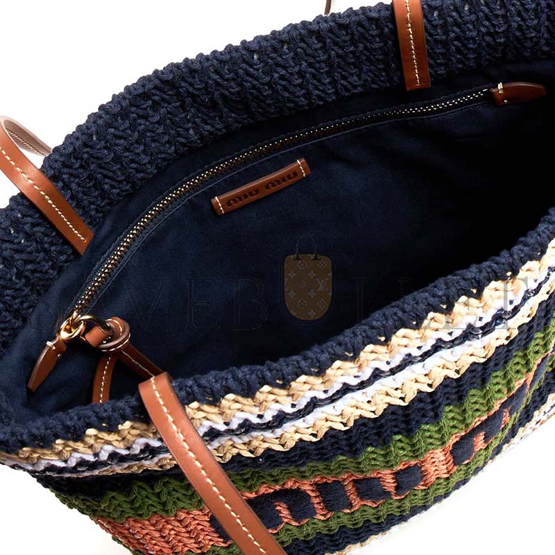MIU MIU CROCHET TOTE BAG 5BG248 (38*30cm)